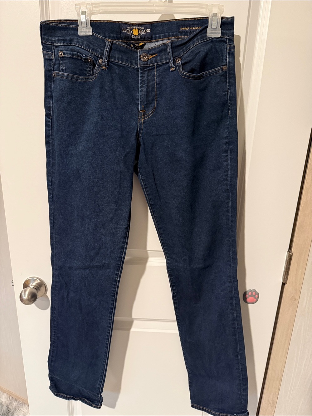 Lucky Brand Women’s Navy Straight Leg Jeans